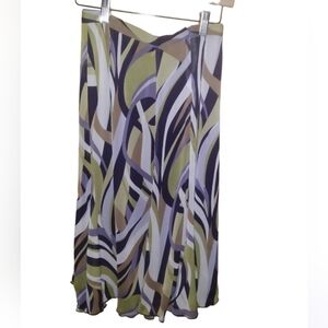 Vintage Laura Petites  Multicolored Skirt Size 12.